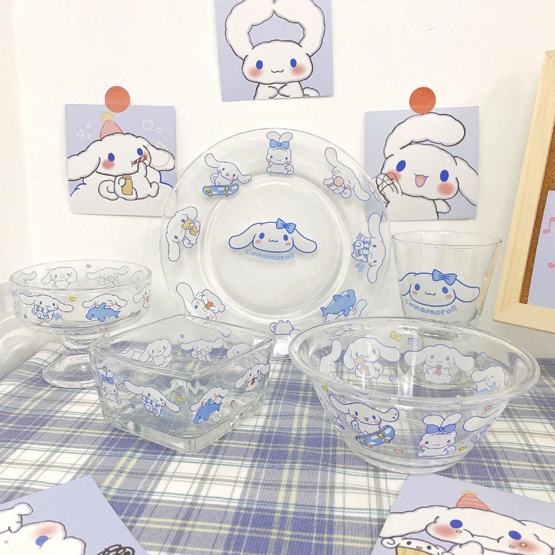 Cinna Glass Bowl and Plate SK280