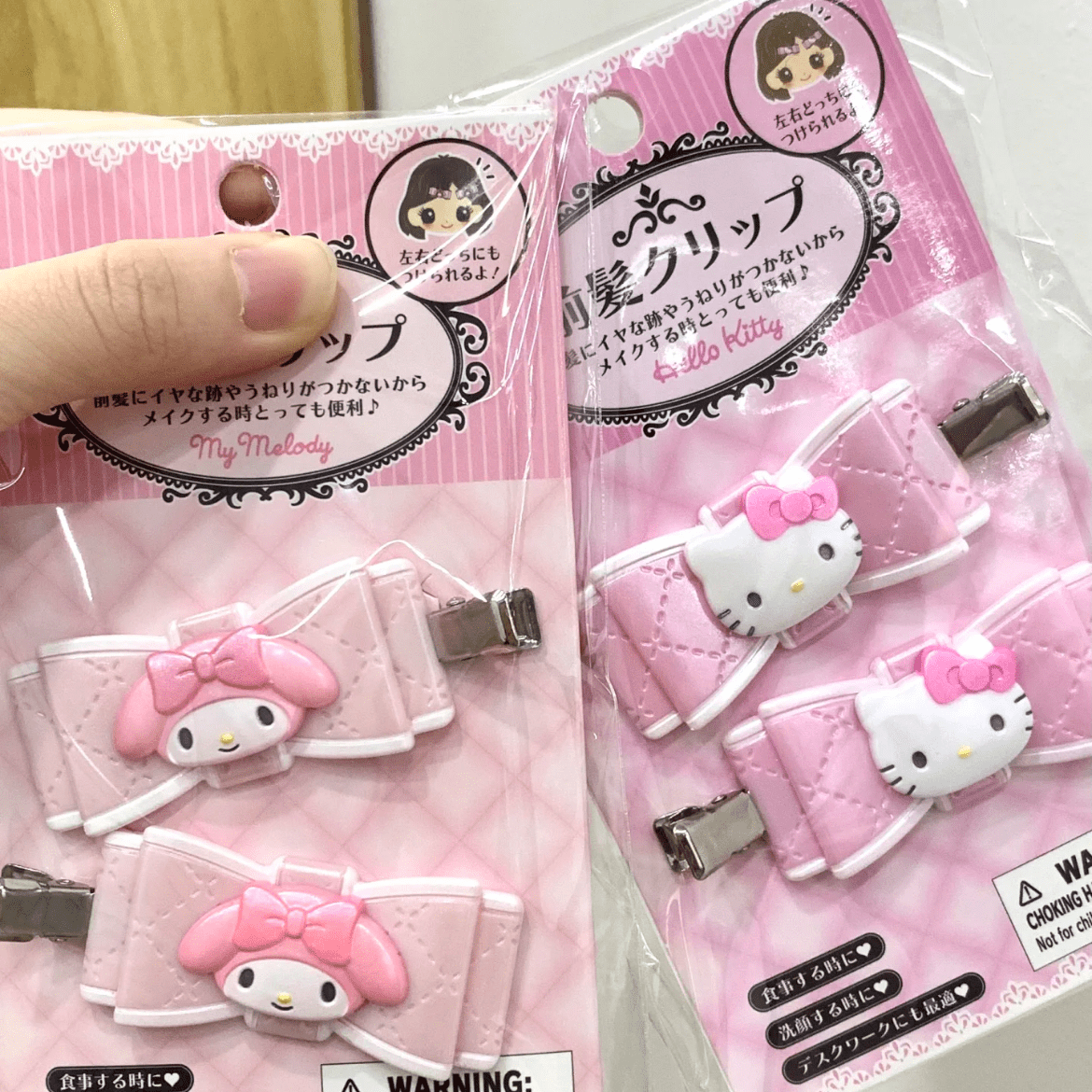 Hair 2pcs Cute Sanrio Clip Set