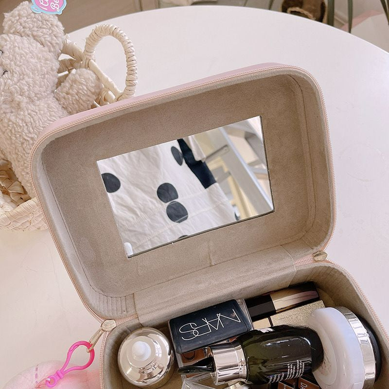 Pink Kirby Portable Cosmetic Storage Bag KI711