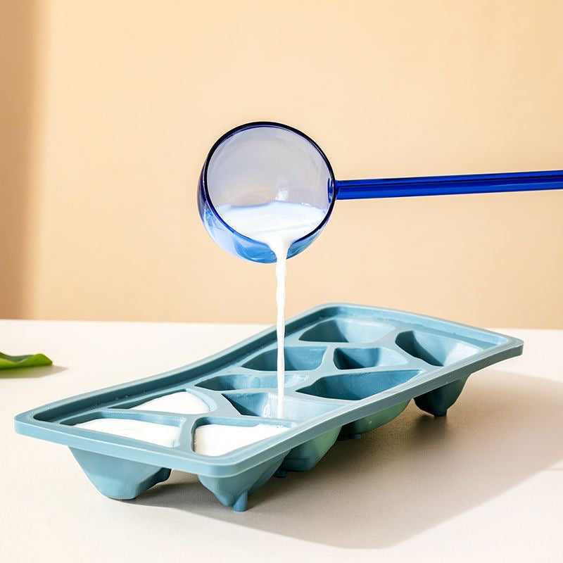 Cartoon Long-handled Glass Spoon