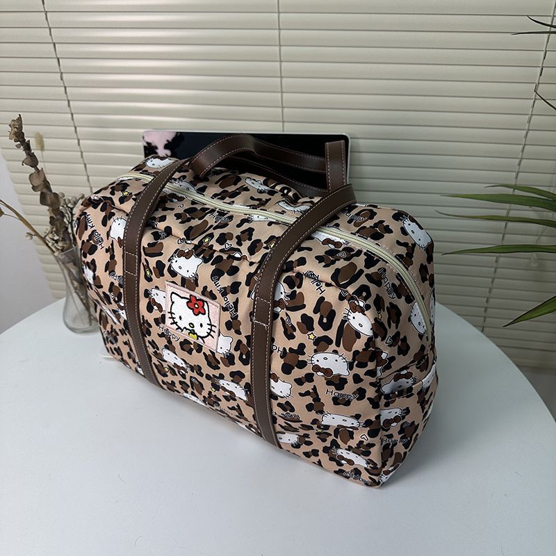 Kitty Leopard Travel Bag