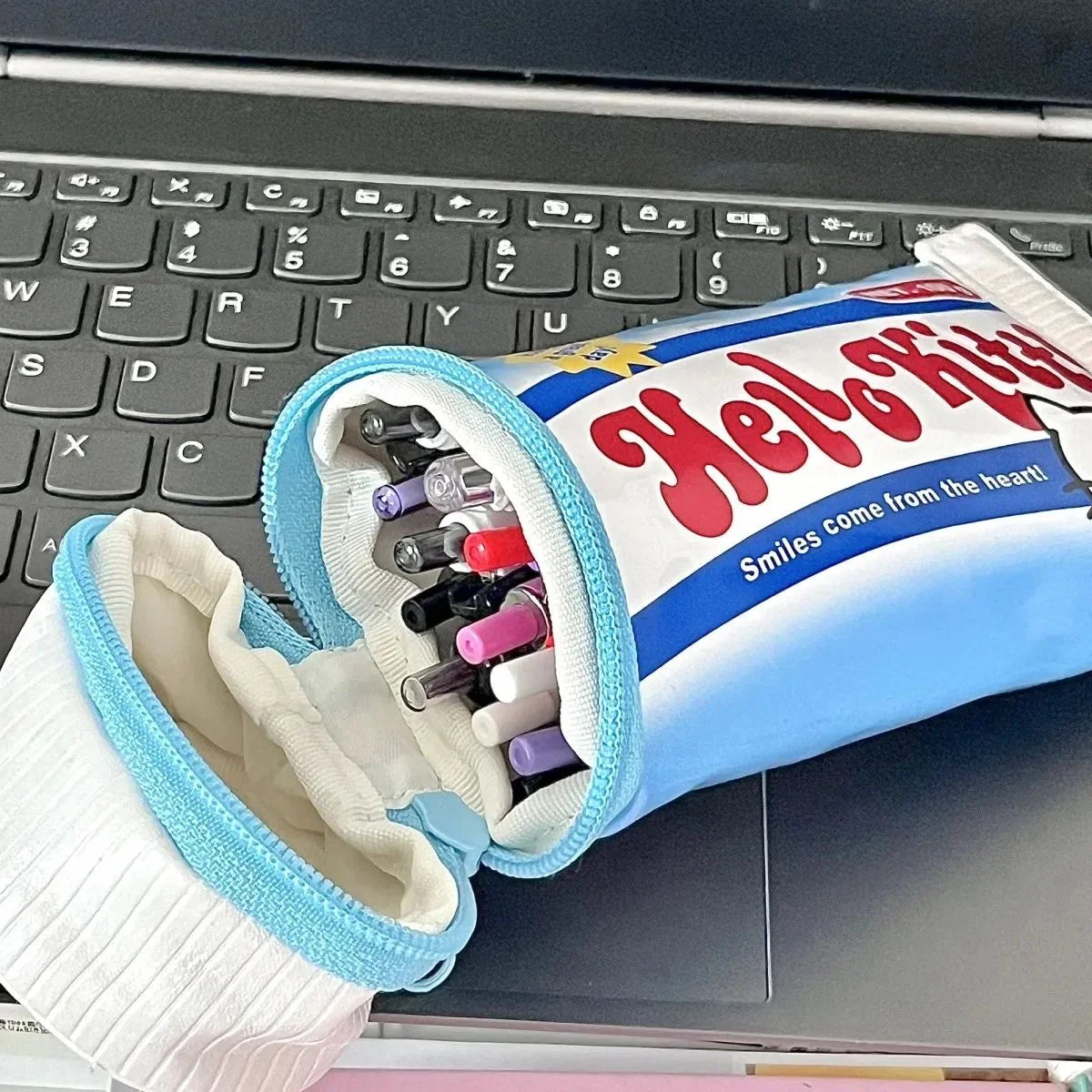 Kitty Toothpaste Organizer Pouch