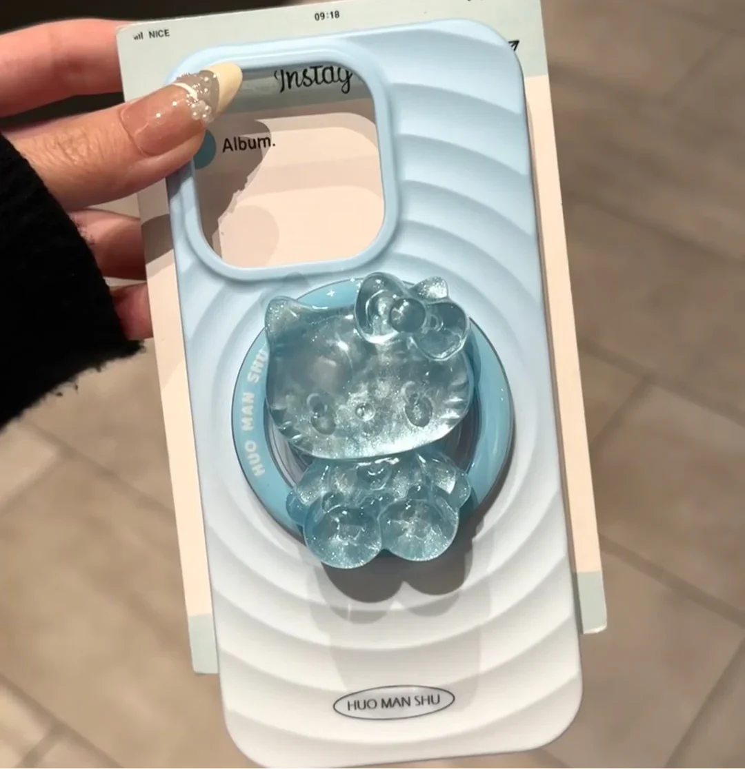 Kitty Mag Safe Case with Pop Socket