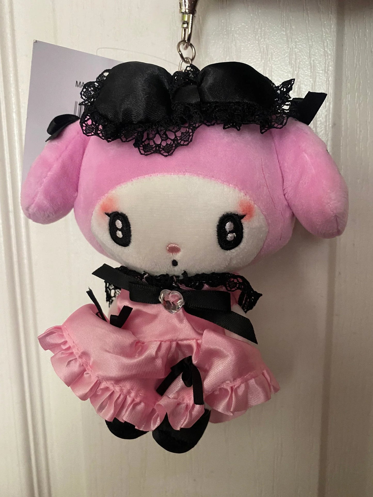 Kuro Melo Gothic Lace Plush Keychain