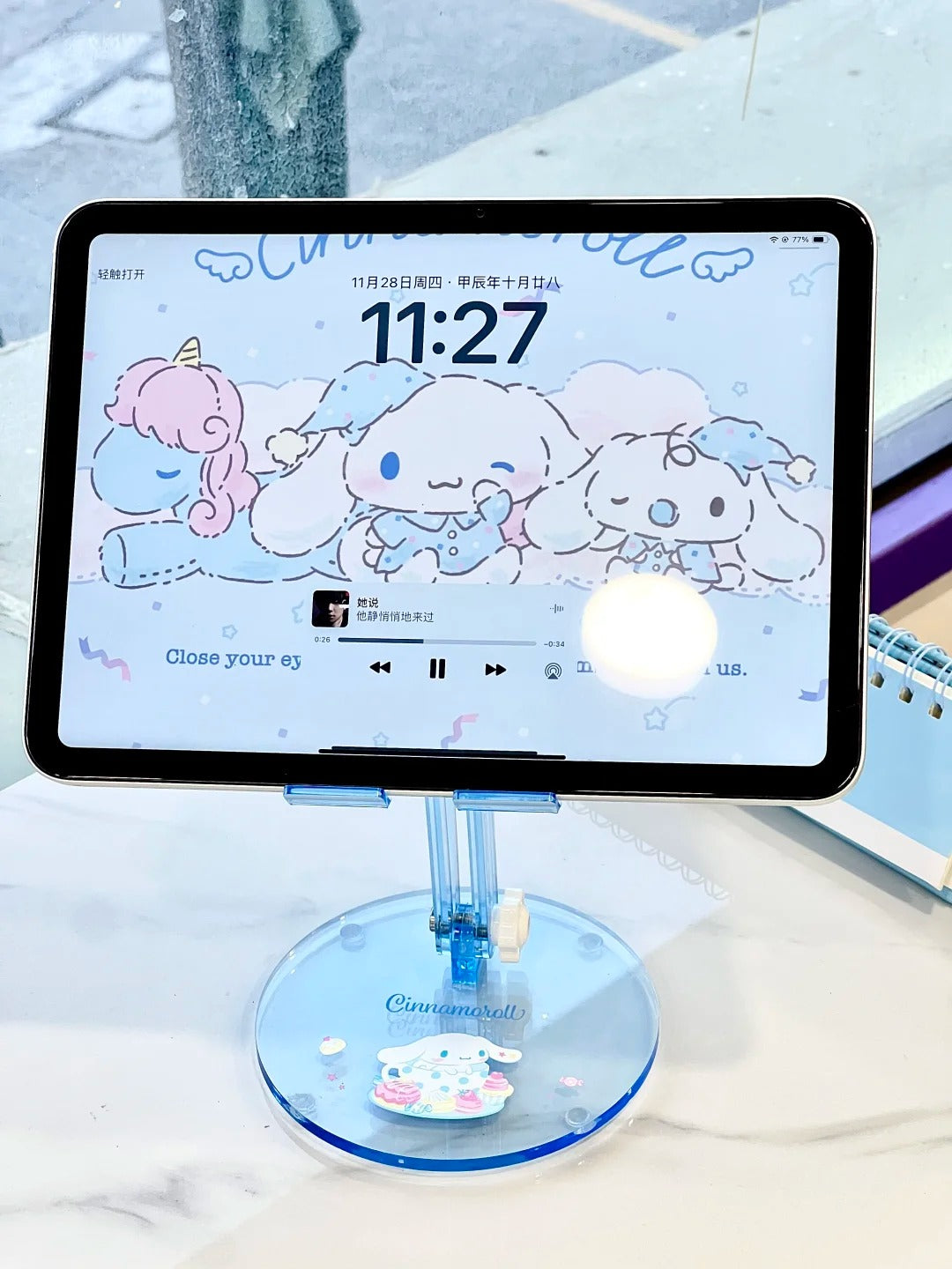 Cartoon Acrylic Phone Stand and Foldable Cute Tablet Stand