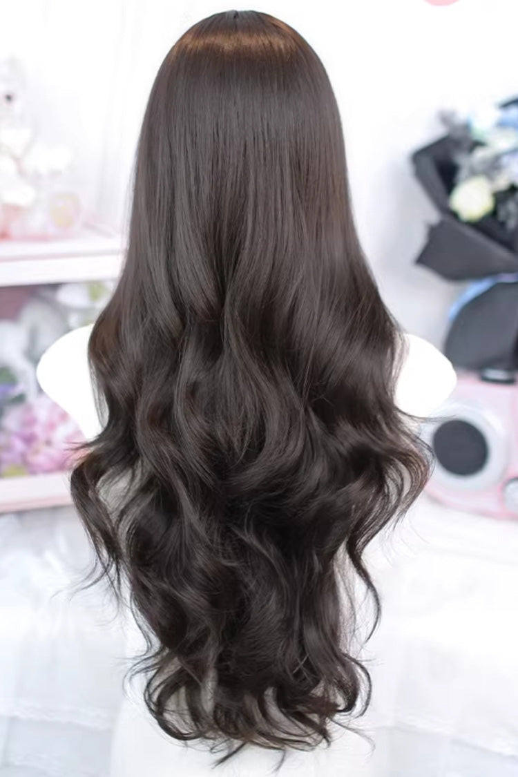 Light Wispy Bangs Curly Lolita Wig