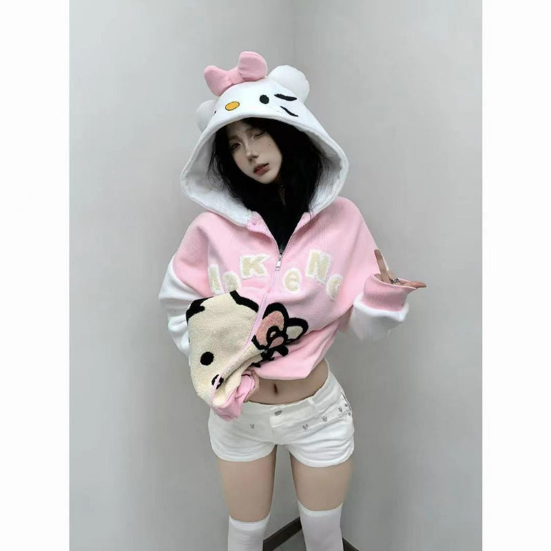 Kitty Lambswool Plush Jacket SK359