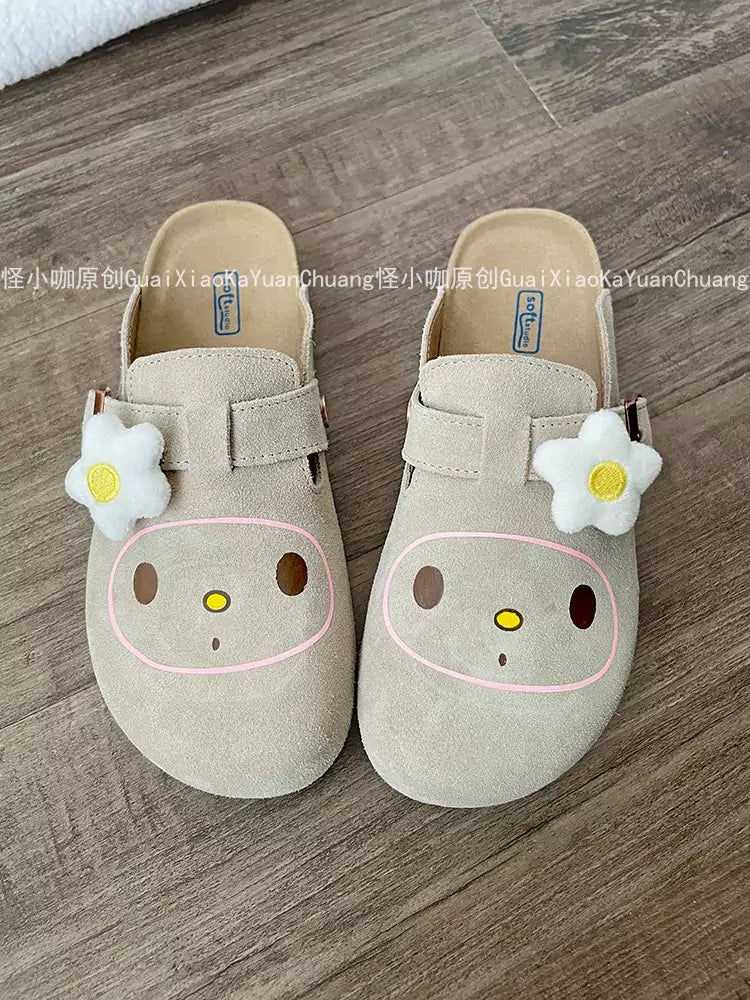 Kitty Suede Soft Footbed Clogs