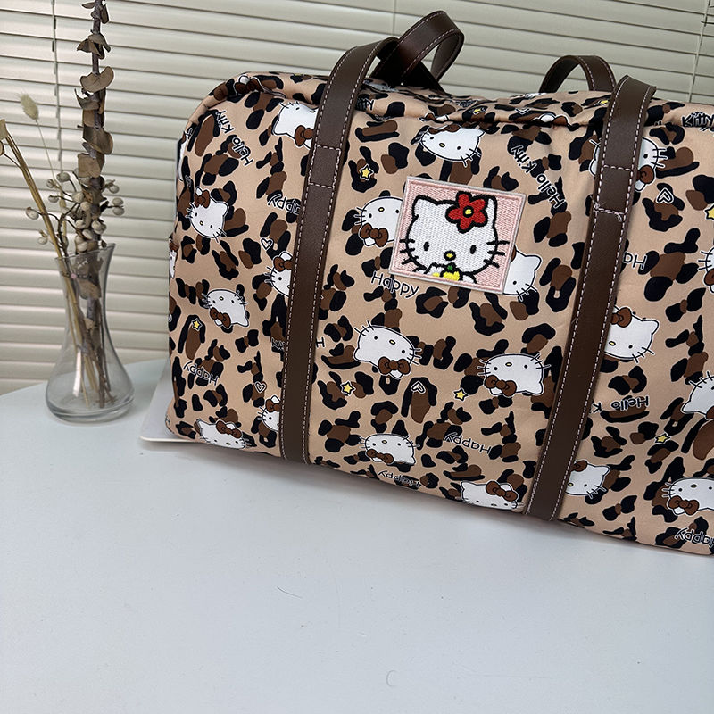 Kitty Leopard Travel Bag