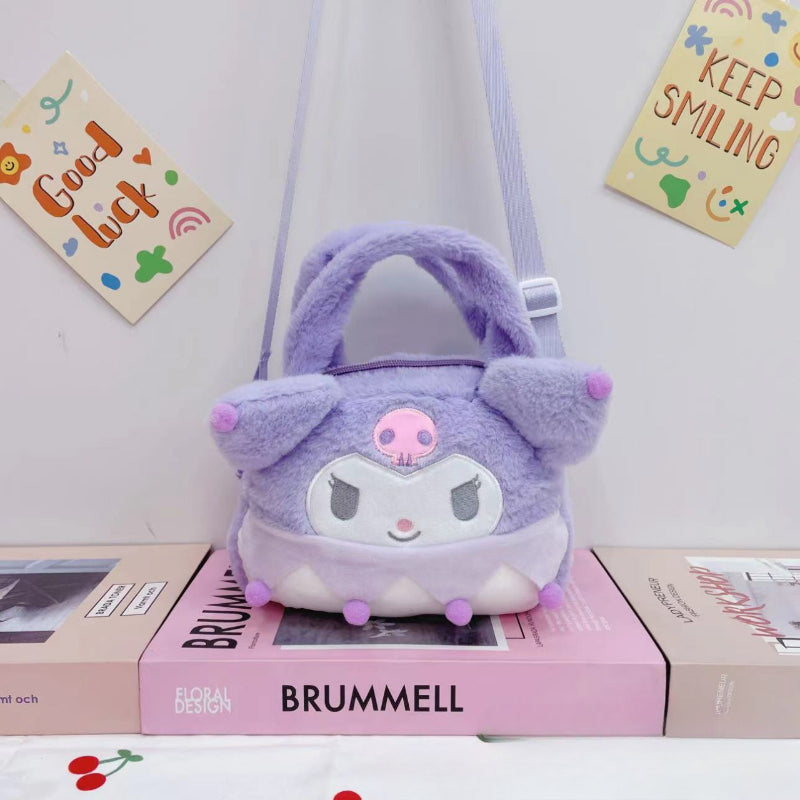 Cartoon Anime Plush Shoulder Bag KI605