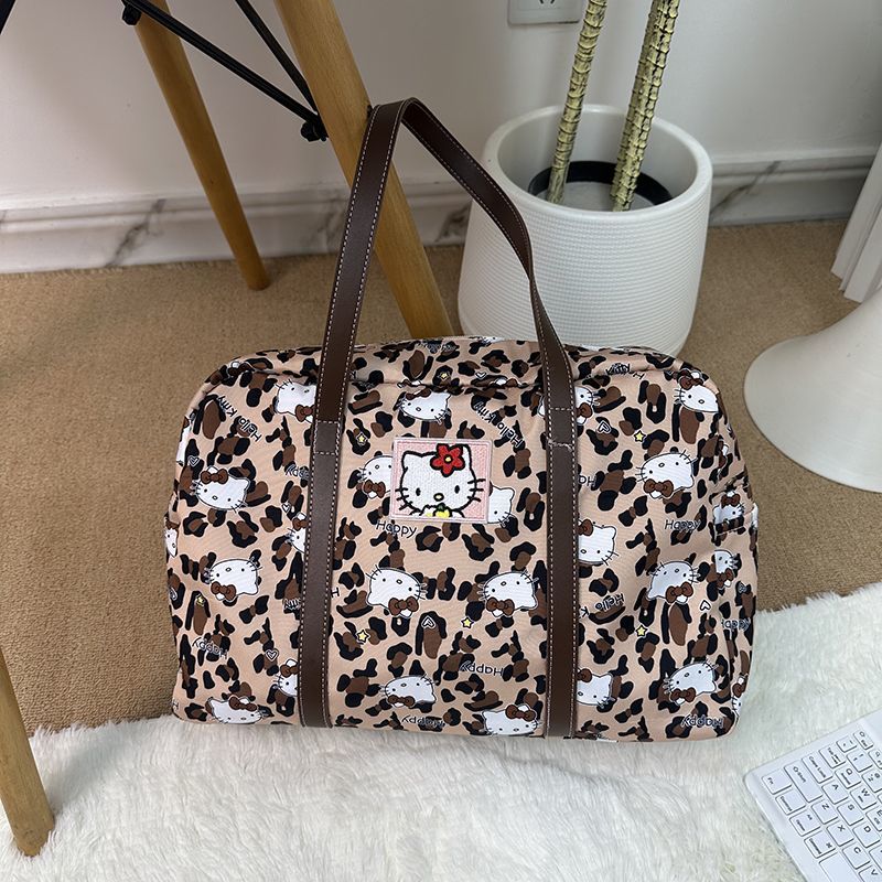 Kitty Leopard Travel Bag