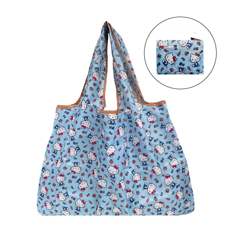 Cartoon Folding Portable Tote Bag