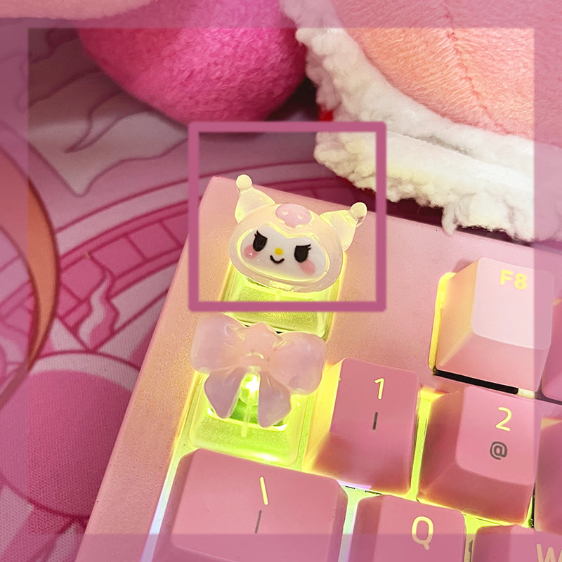 Characters Clear Keycaps - Lovesickdoe