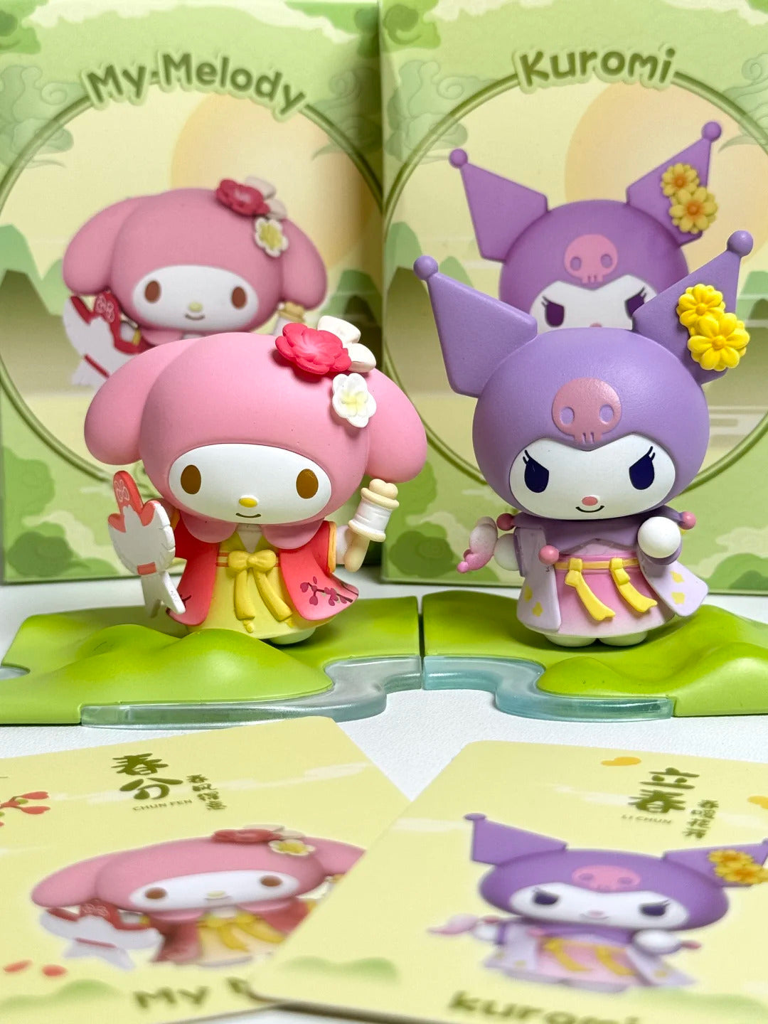 Four Seasons Eight Festivals Figure Ornaments