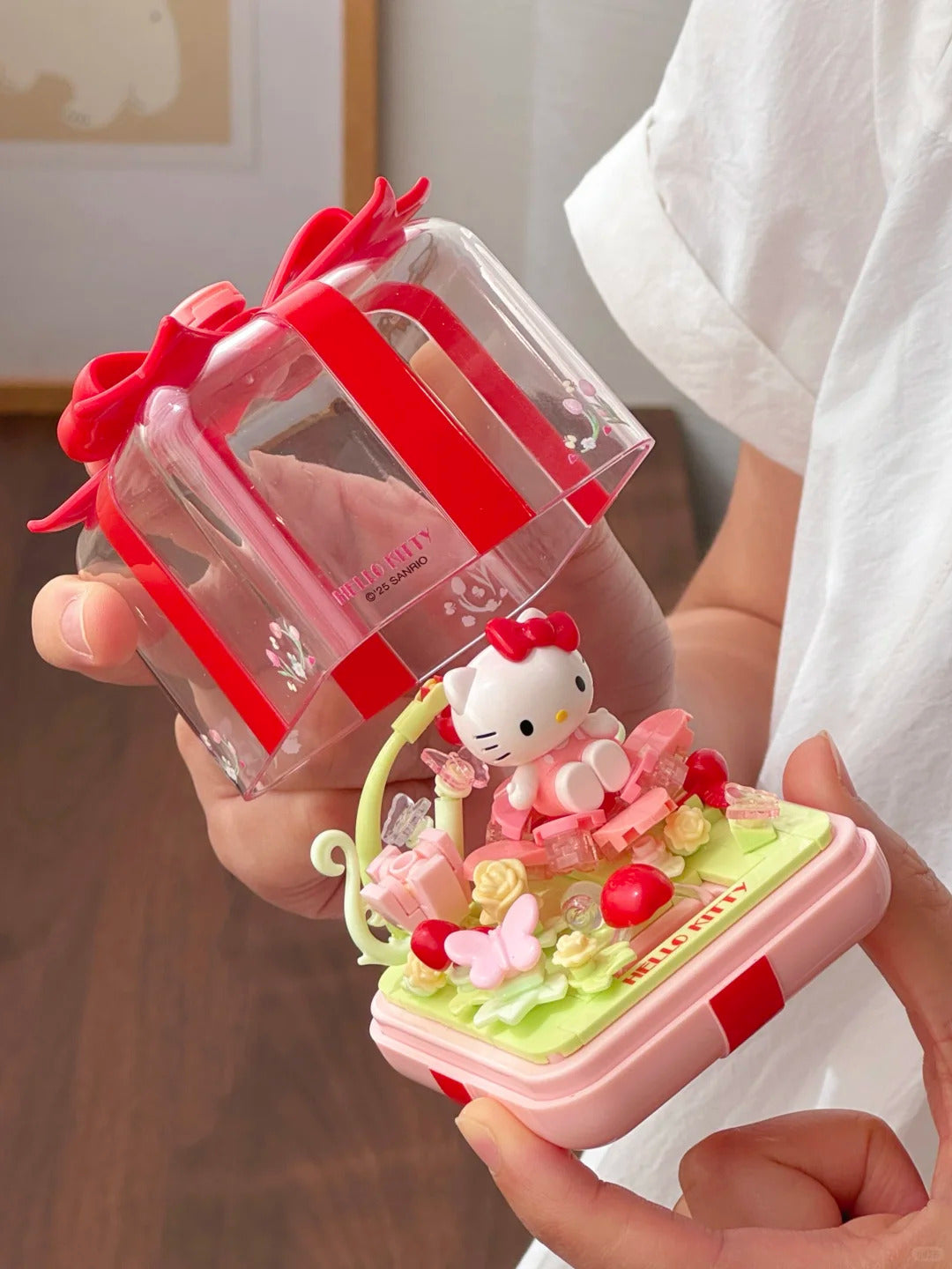 Fingertip Ring box flower star wish building blocks blind box
