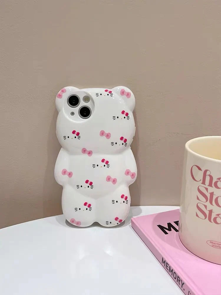 Kitty 3D Bear Phone Case