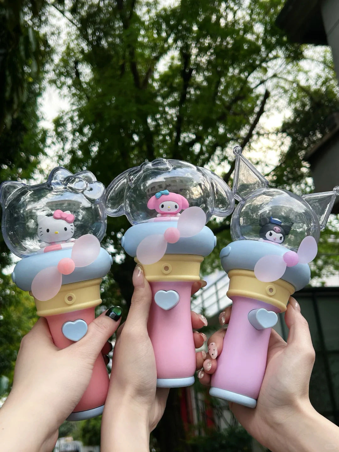 Summer Bubble Serles Spray Fan