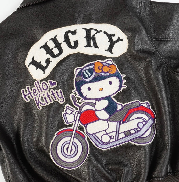 Kitty Glam Rider Leatherette Jacket