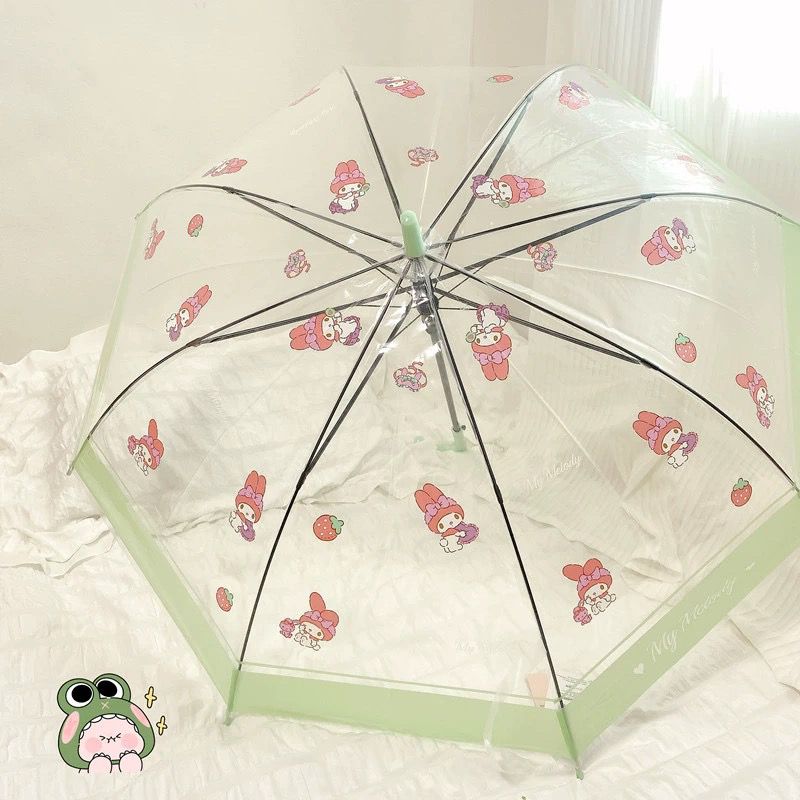 Cartoon Melo Transparent Matte Umbrella KI555