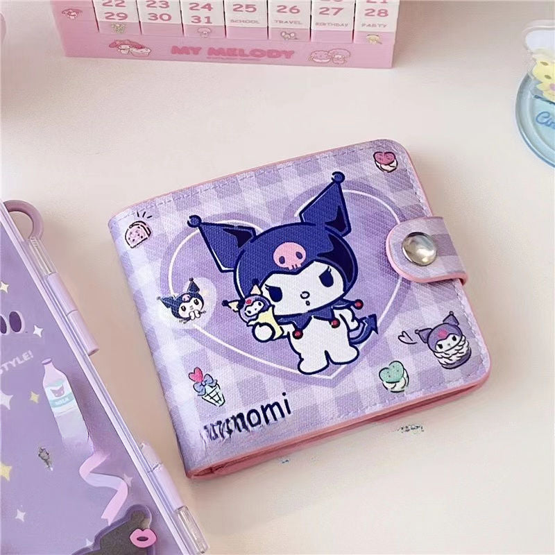 Cartoon Double-sided Coin Portable Wallet