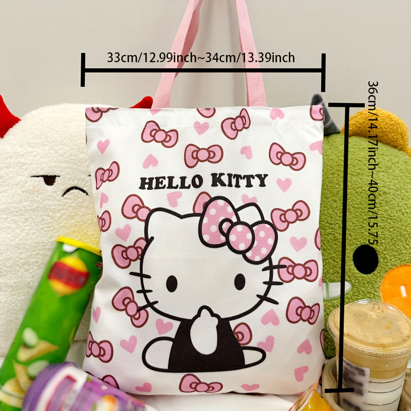 Kitty Pink Canvas Bag