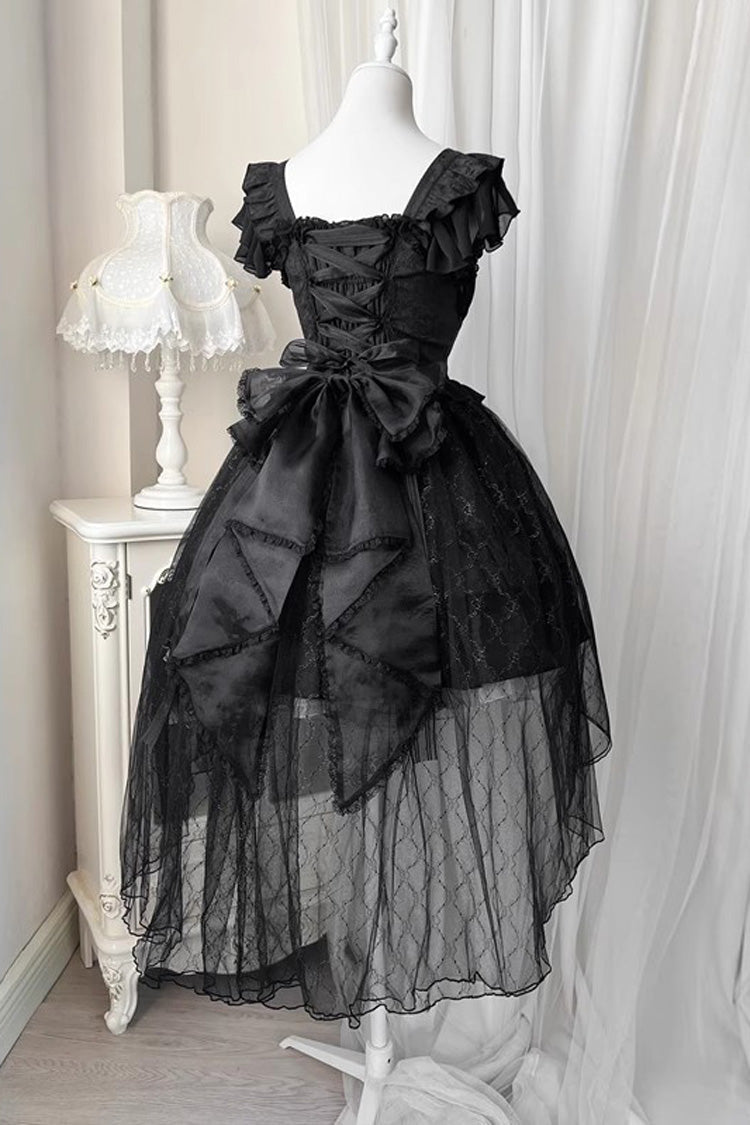 Princess Lolita Dress with Rose Bow Accents