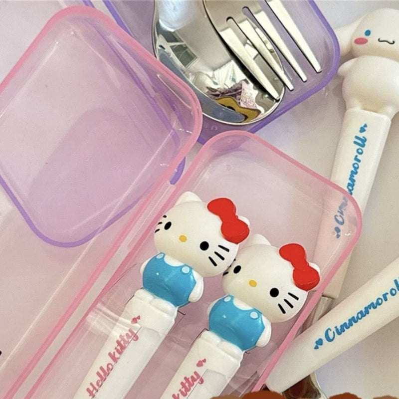 Cartoon Characters Spoon and Fork Set SK346