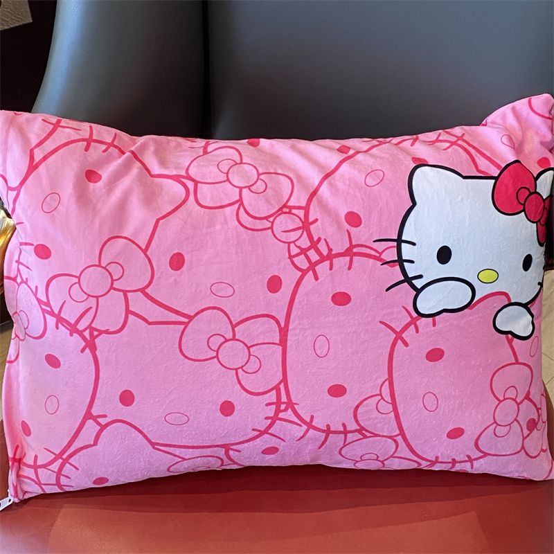 Cute Pink Kitty Pillowcase