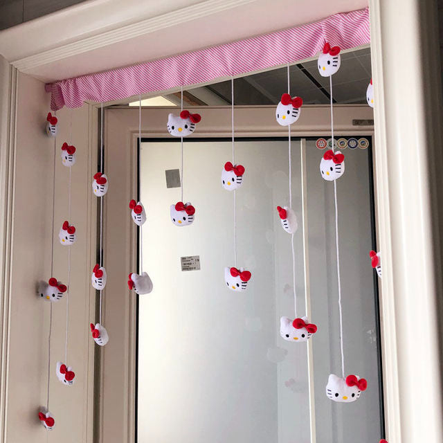 Cartoon Heart Curtain Decorations