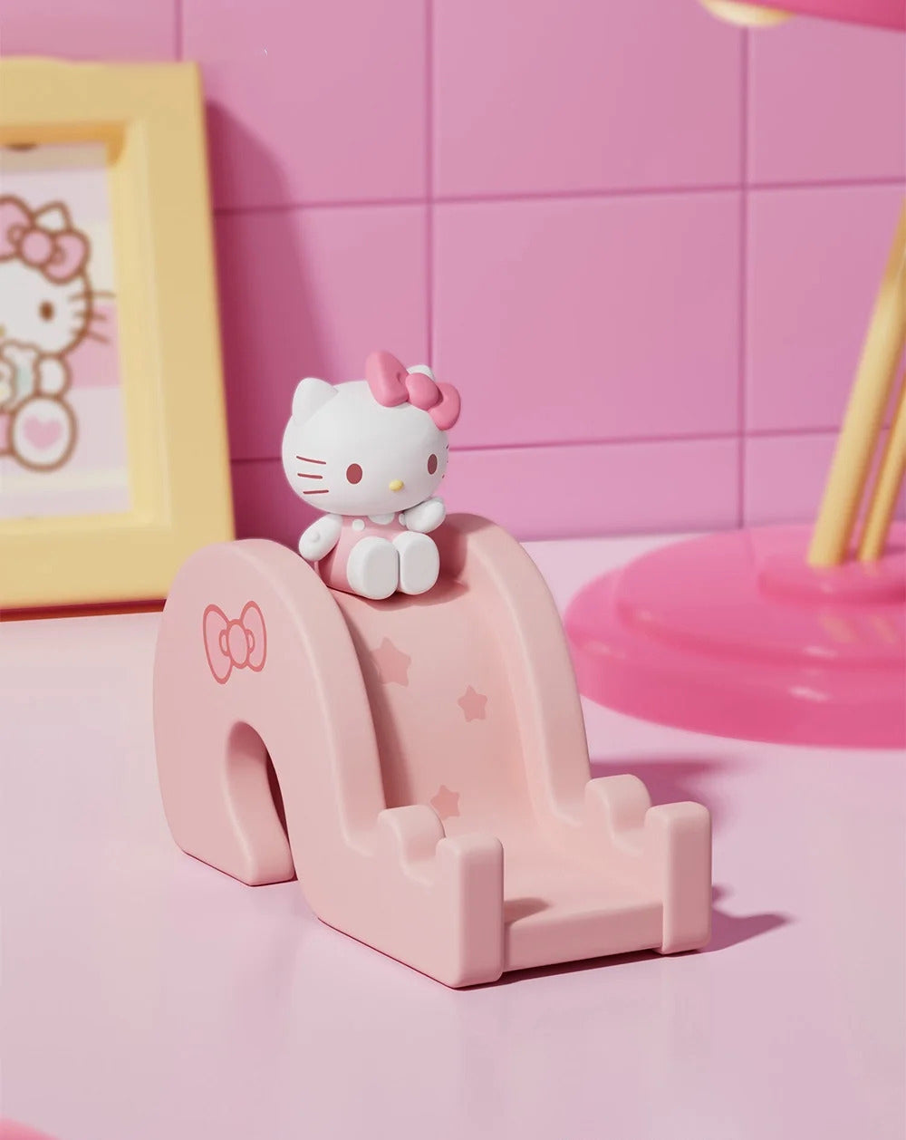 Slide mobile phone holder