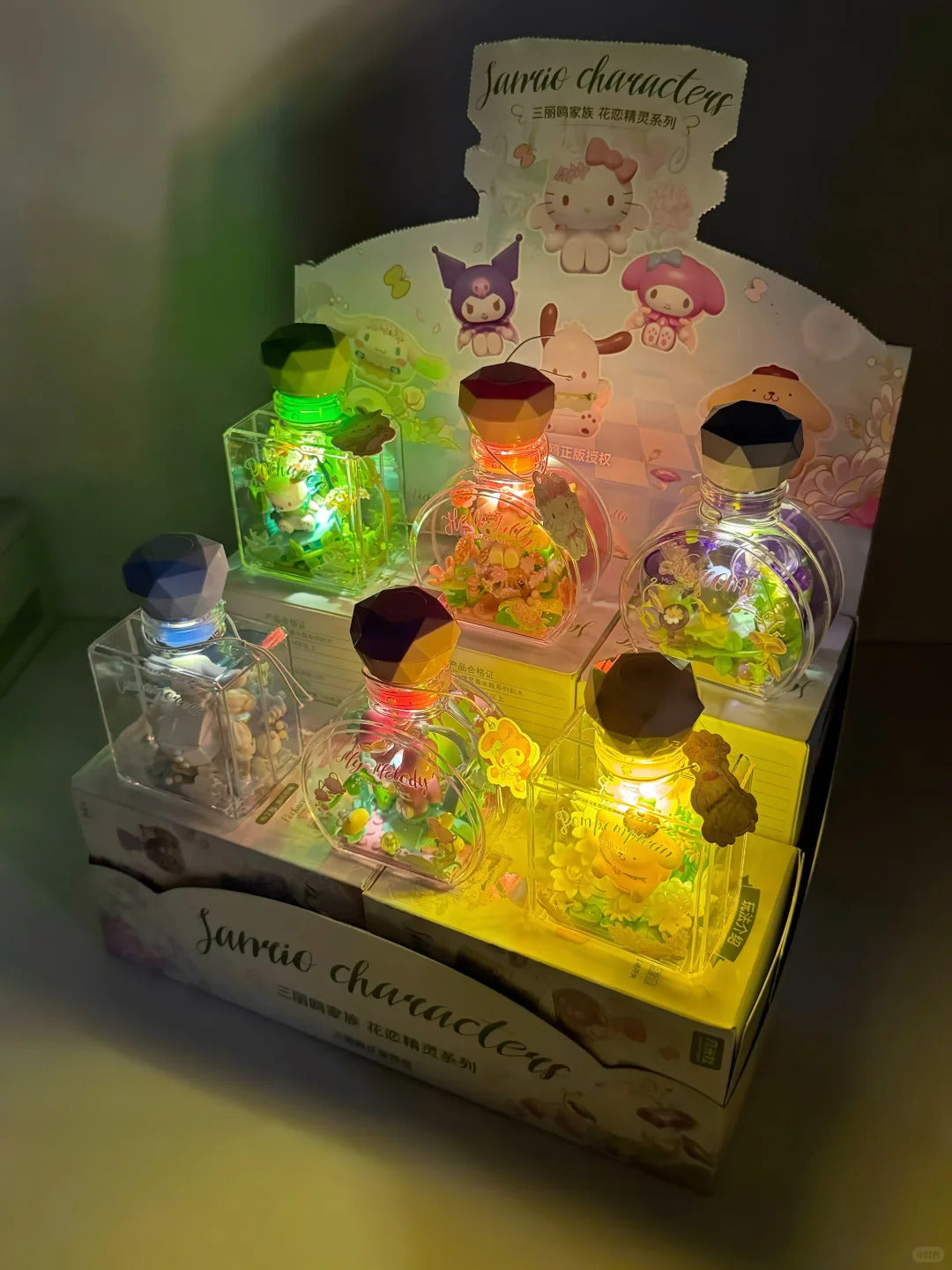 The Flower Angel Wishing Bottle DIY building blocks blind box