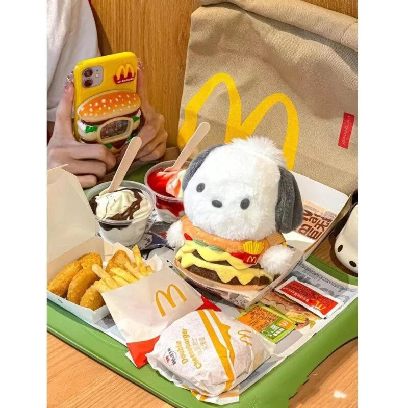 Kawaii Hamburger Plush Doll Bag SK061