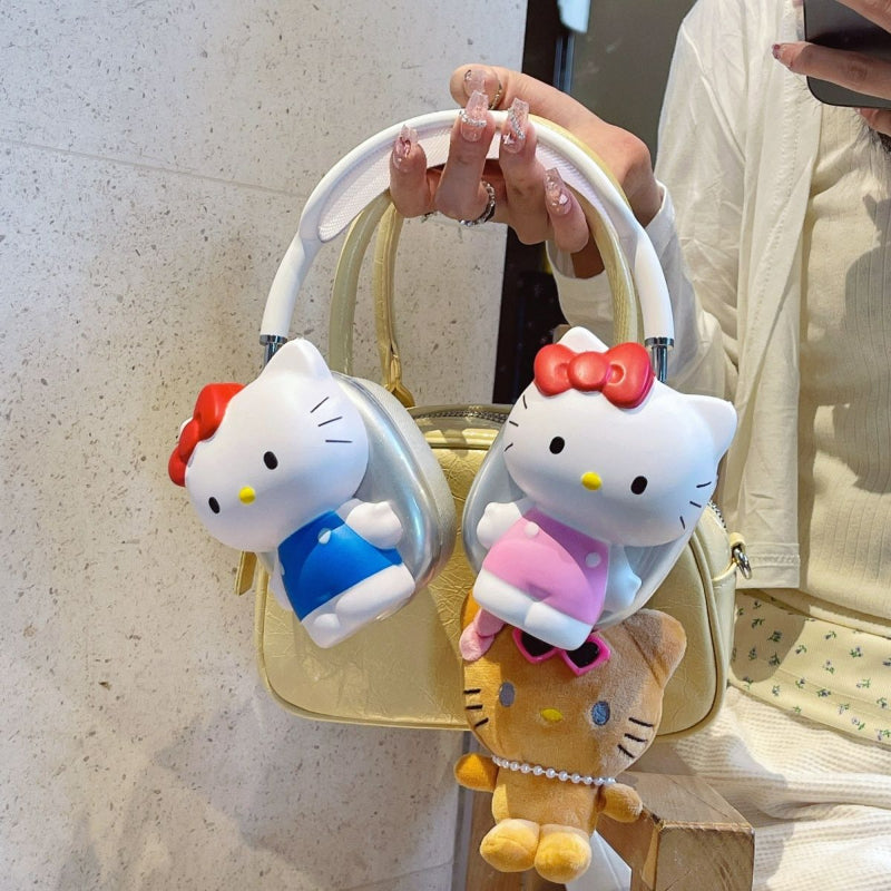 Cartoon Kitty Headphone Case - Lovesickdoe