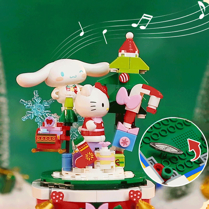 Kitty Christmas Music Box KI318