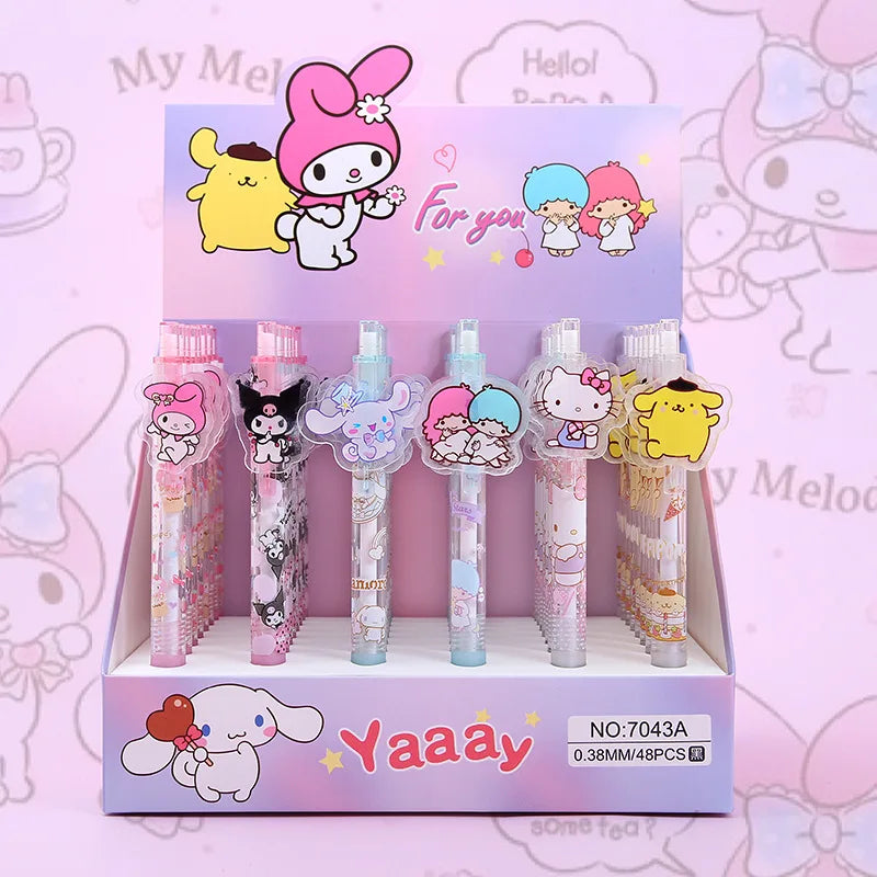 Cute Black Press Patch Pens KI411