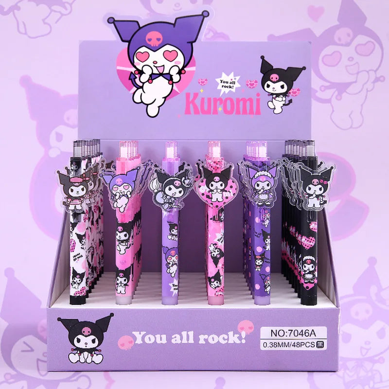 Cute Black Press Patch Pens KI411