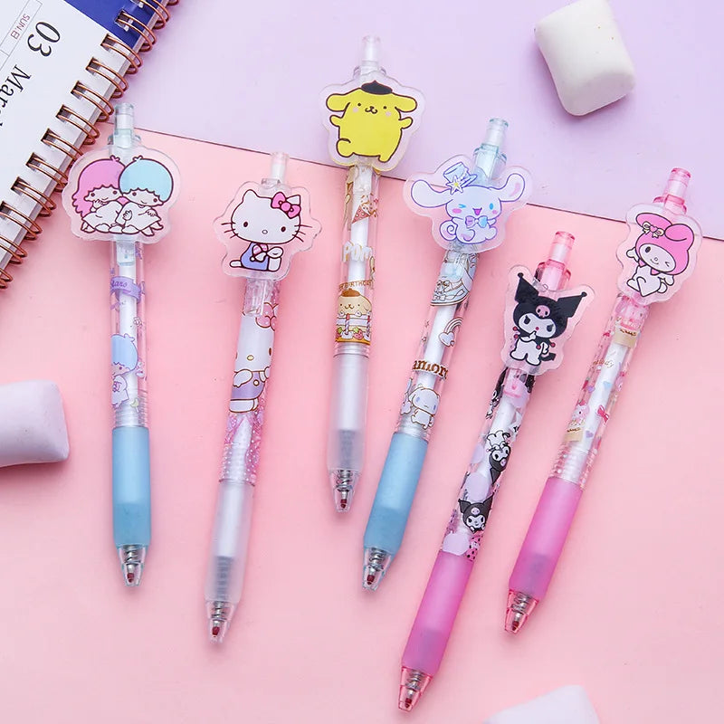 Cute Black Press Patch Pens KI411