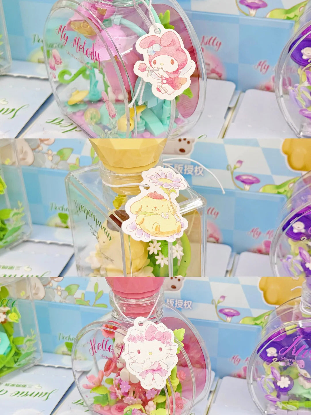 The Flower Angel Wishing Bottle DIY building blocks blind box