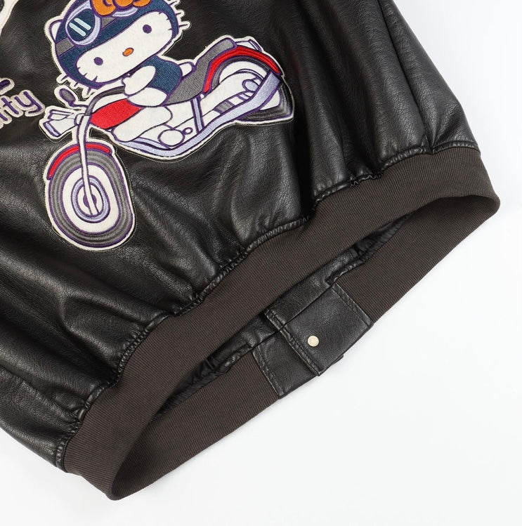 Kitty Glam Rider Leatherette Jacket