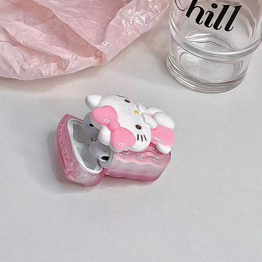 Kitty Pink Airpods Case