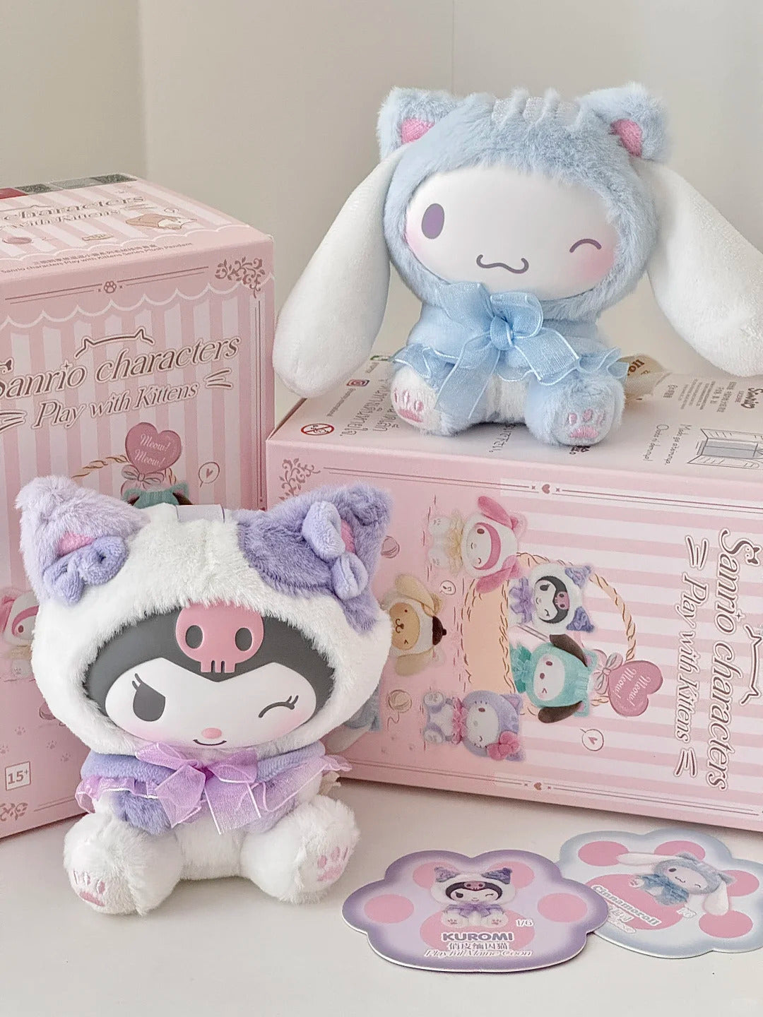 Family Kitten Series Plush Ornament Blind Box