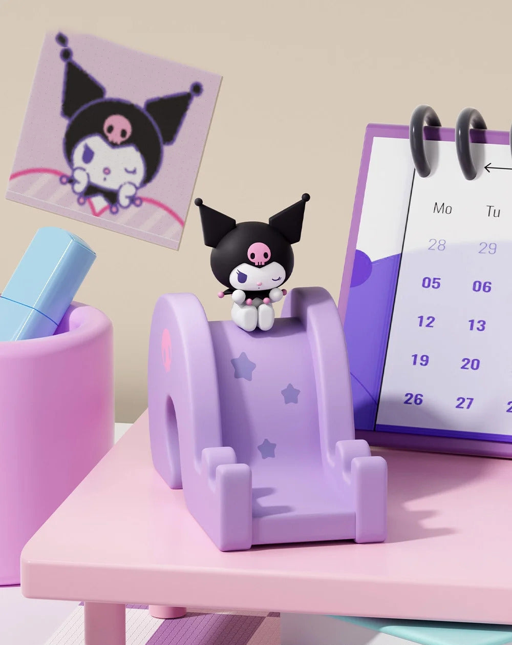 Slide mobile phone holder