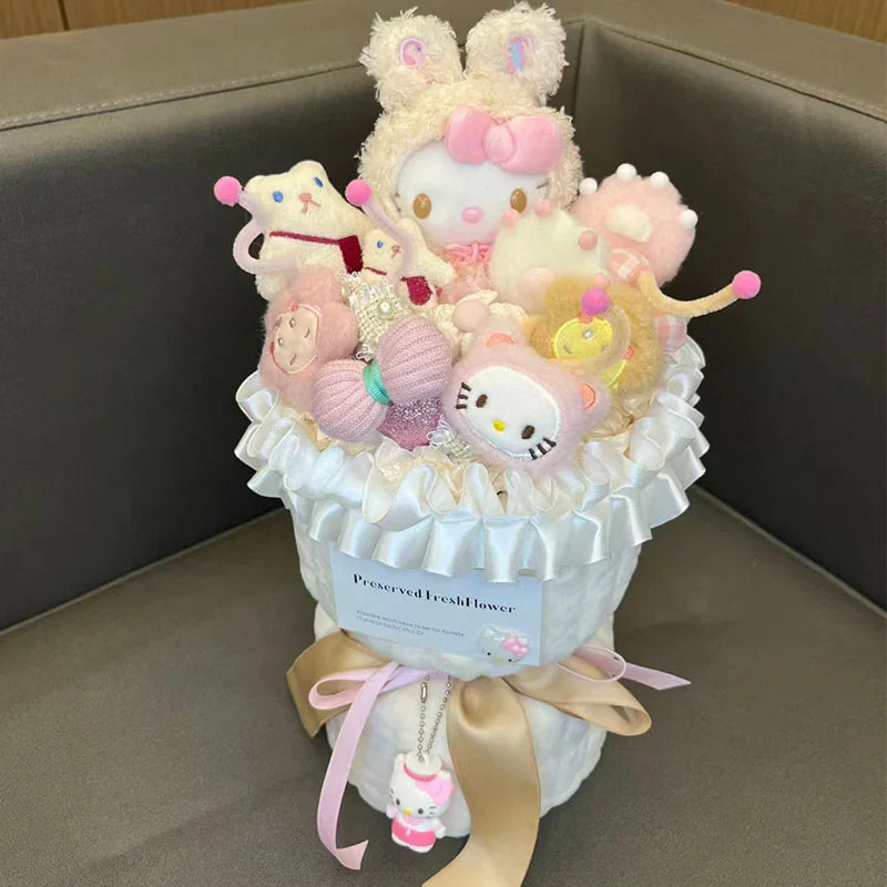 Cartoon Valentine's Day Plush Bouquet