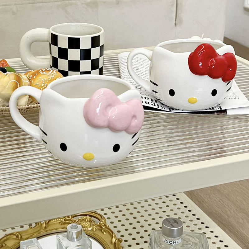 Kitty Pink Mug - Lovesickdoe