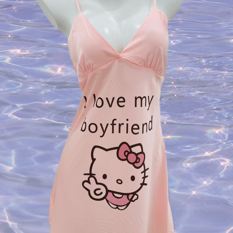 Kitty Suspender Nightdresses KI521