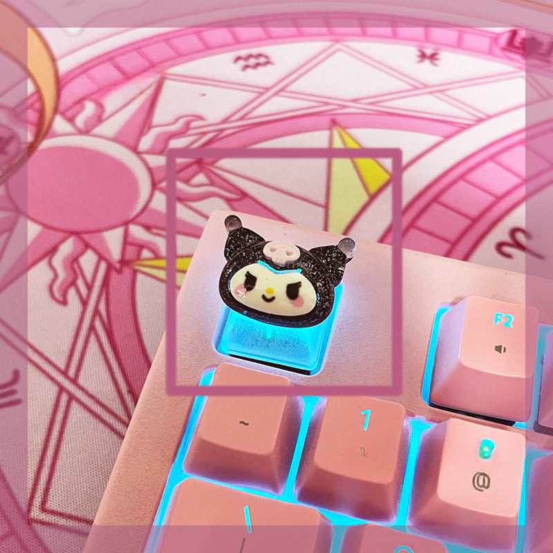 Characters Clear Keycaps - Lovesickdoe