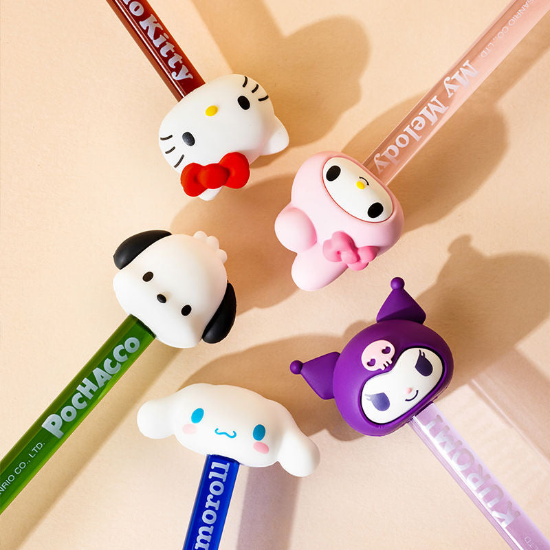 Cartoon Long-handled Glass Spoon