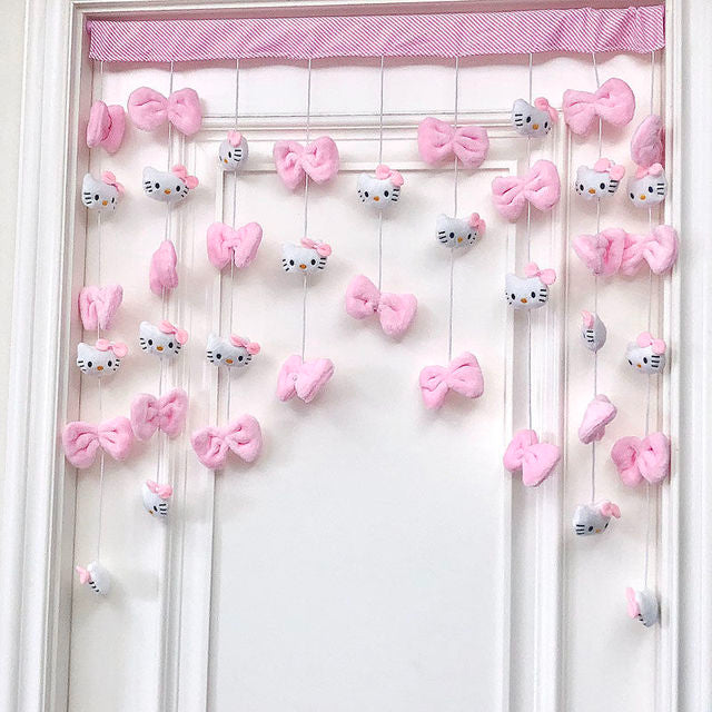 Cartoon Heart Curtain Decorations