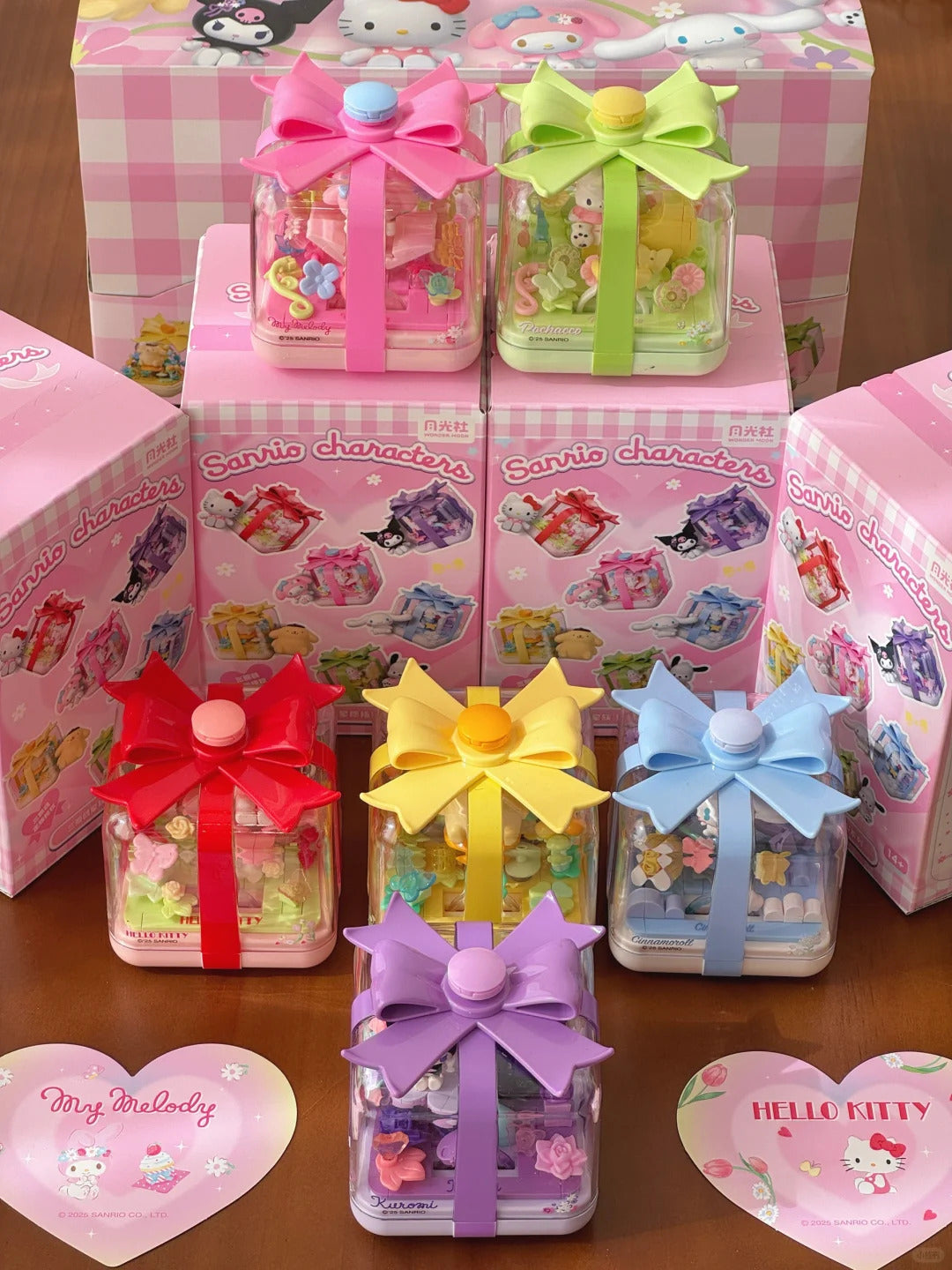 Fingertip Ring box flower star wish building blocks blind box
