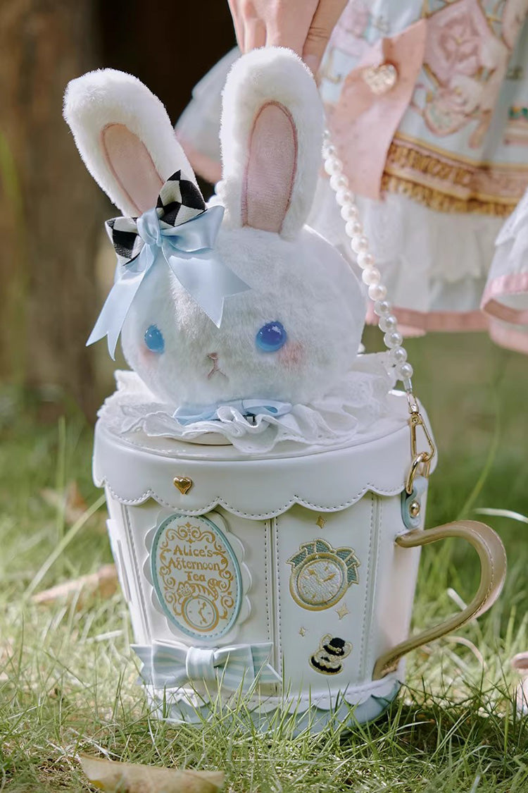 Adorable Teacup Bunny Bow Crossbody - Sweet Lolita Bag in 5 Hues